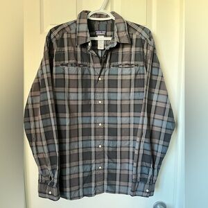 Men’s Patagonia Long Sleeved Wagner Shirt | Size Large